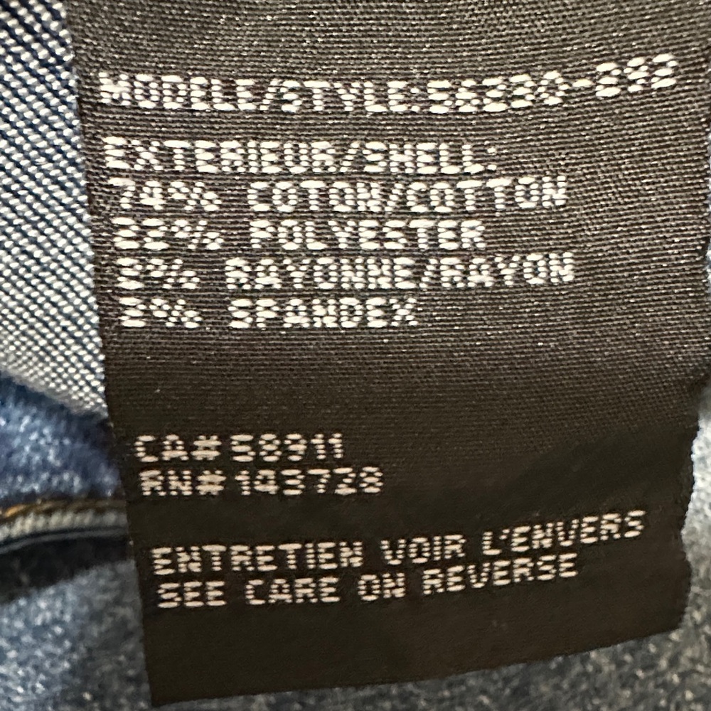 Sz 12 Tribal Blue Washed Denim Pencil Skirt - Picture 6 of 11
